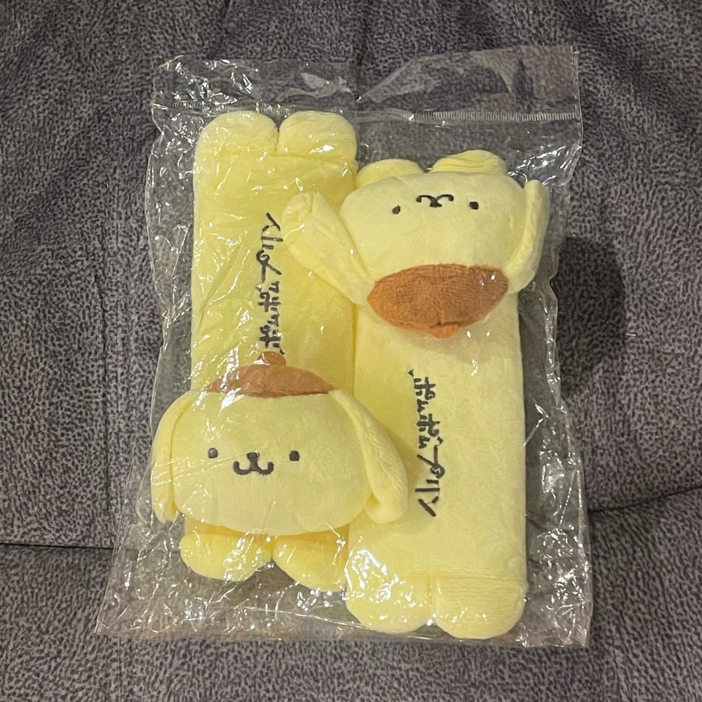 Pompompurin Seatbelt Covers Set - Picture 6 of 8